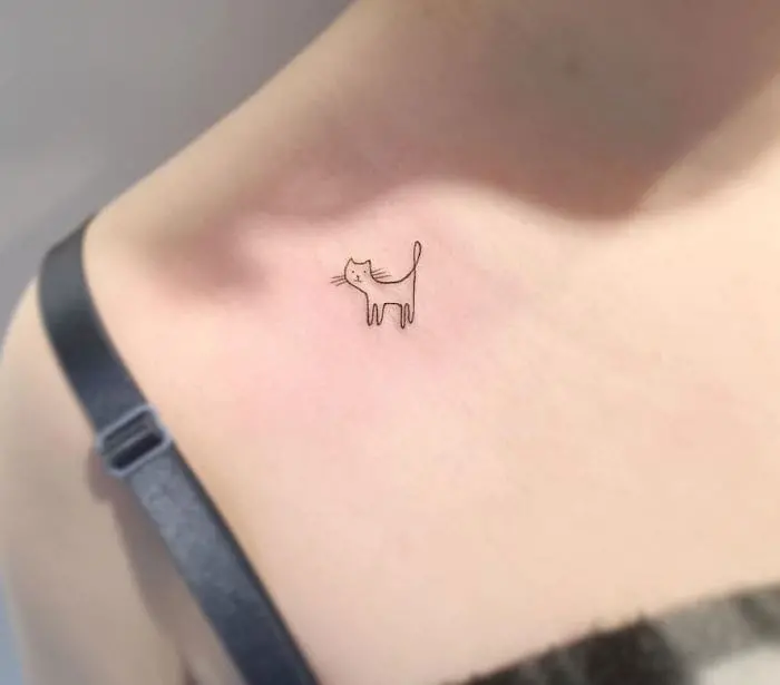 minimalist-tattoos-kitty