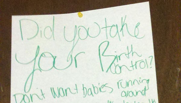 notes from parents did you take birth control