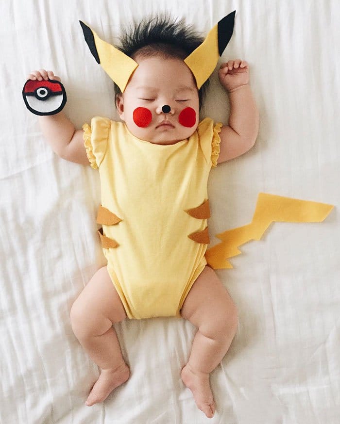 sleeping-baby-cosplay-pikachu