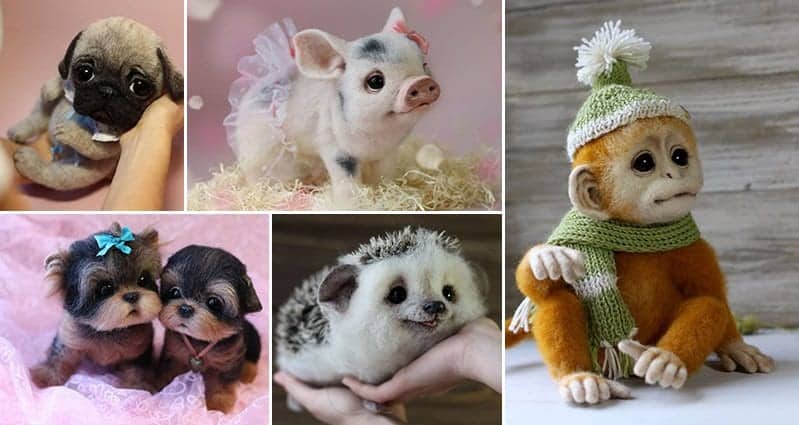13 Adorable Animals Made From Wool That Will Make Your Heart Melt
