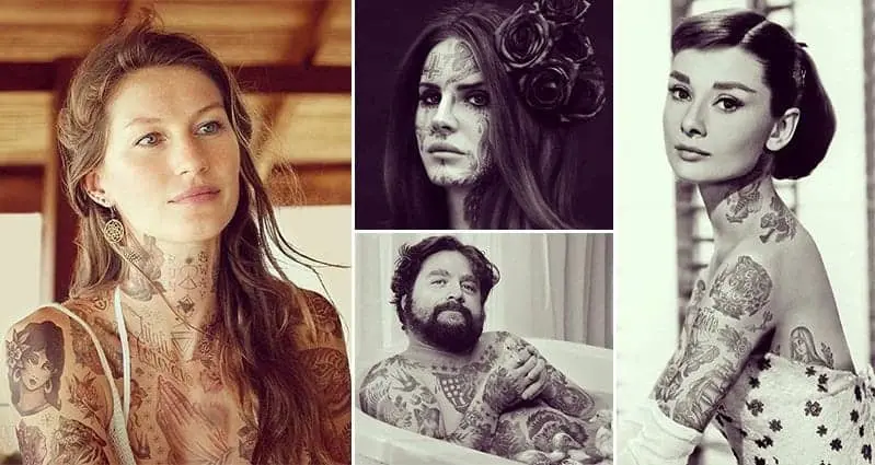 Celebrities Photoshopped Tattoos