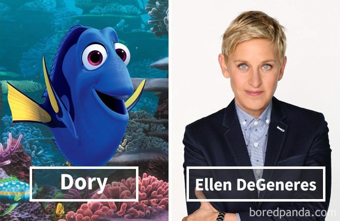 actors-behind-cartoon-voices-ellen-degeneres-dory