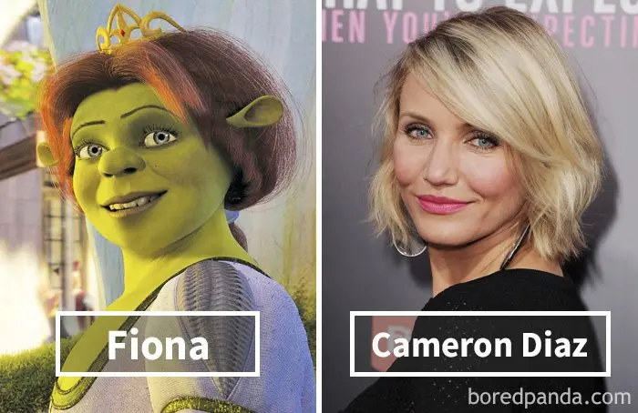 actors-behind-cartoon-voices-fiona-shrek-cameron-diaz