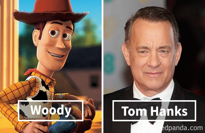 actors-behind-cartoon-voices-tom-hanks-woody