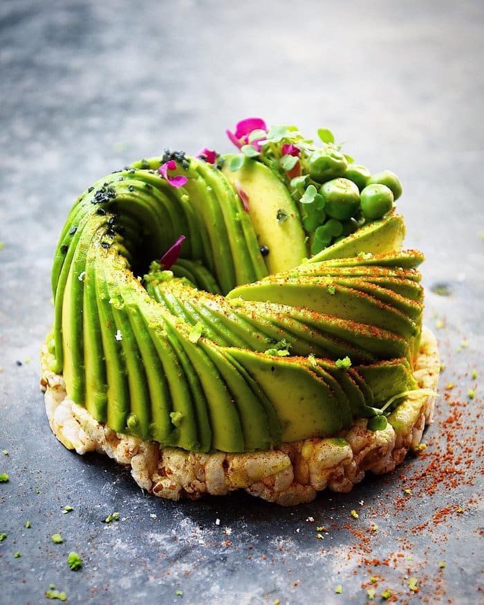 avocado slice cake