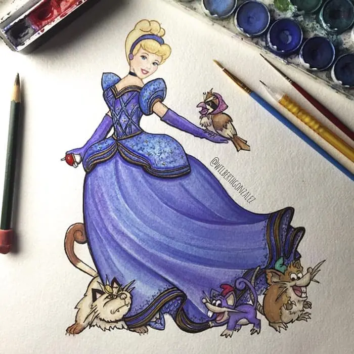 disney-pokemon-meowth-ratata-ratticate-cinderella