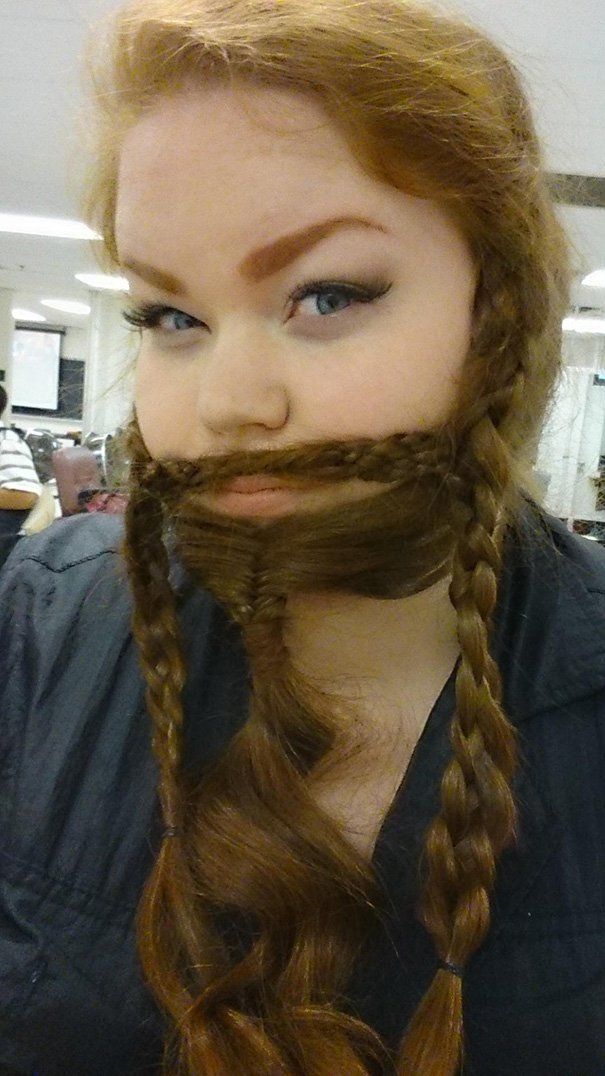 fishtail beard