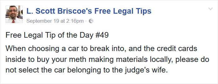 funny-free-legal-tips-break-into-judges-wifes-car