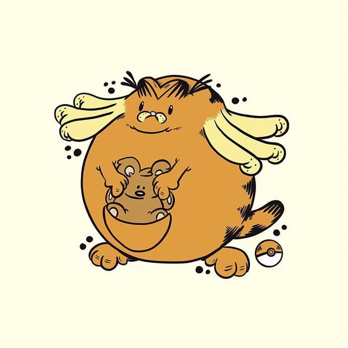 garfield-pokemon-chansey