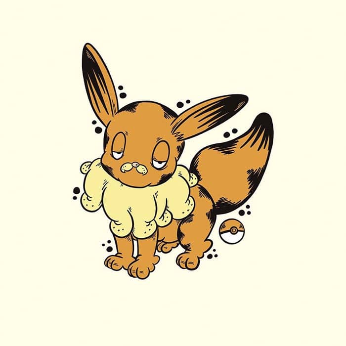 garfield-pokemon-eevee