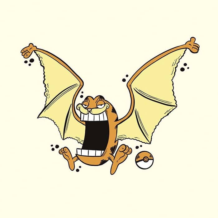 garfield-pokemon-golbat