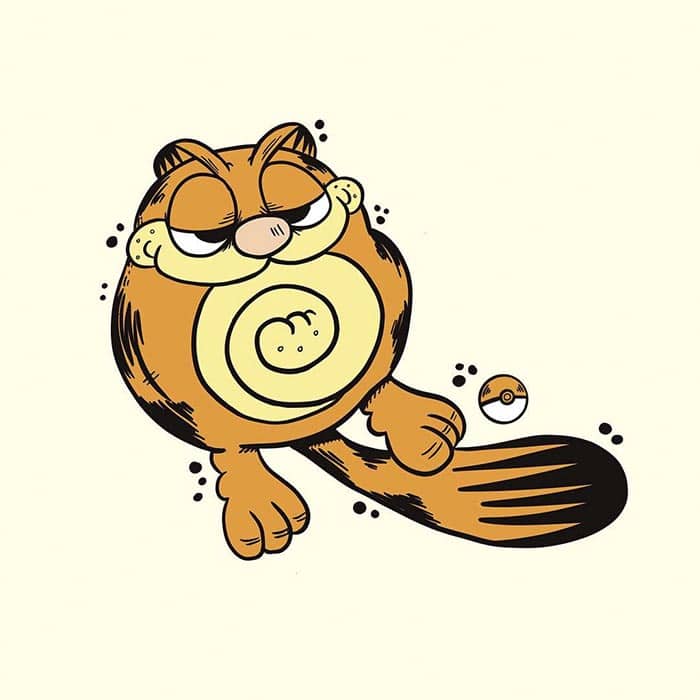 garfield-pokemon-poliwag