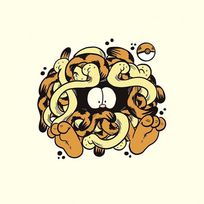 garfield-pokemon-tangela