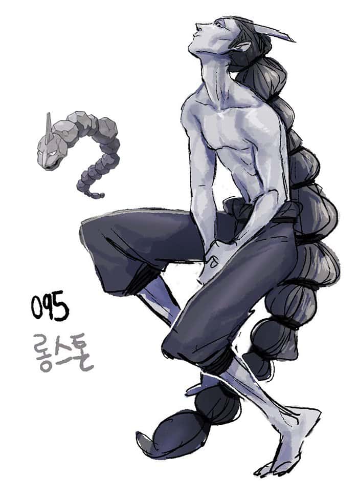 humanized-pokemon-hair-onix