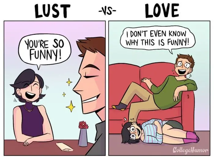 Simple vs Dating Comic
