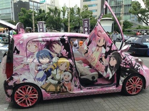 only-in-asia-anime-car