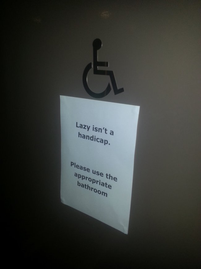 passive agressive notes lazy isnt a handicap