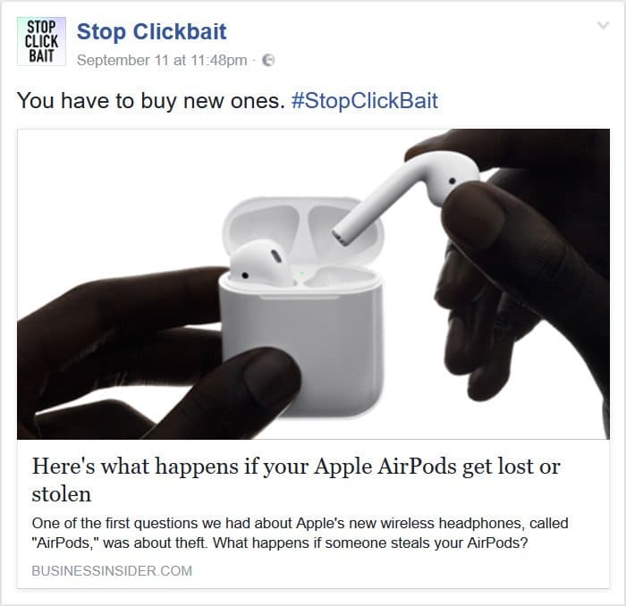 stop-clickbait-apple-airpod-lost