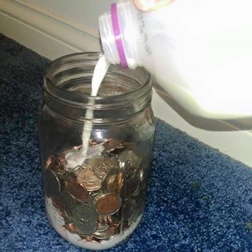 strange-things-coins-milk