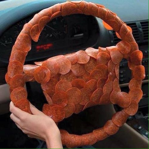 strange-things-salami-steering-wheel