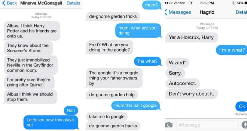 texts-between-harry-potter-characters