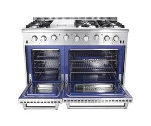 large-gas-stove-and-double-oven-cooker