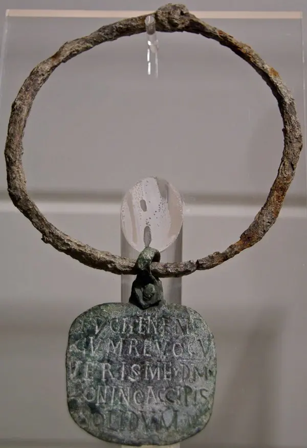 artifacts-slave-collar-inscription-reward-4th-c-ad