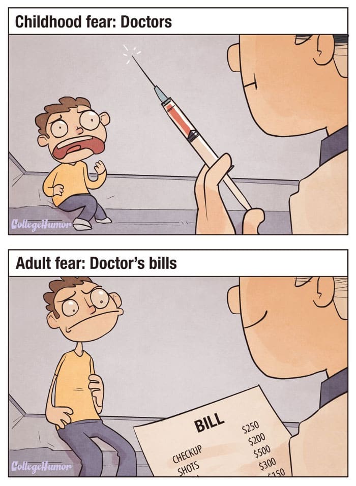childhood-fears-vs-adult-fears-doctors-bills