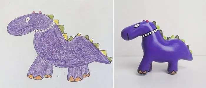 childrens-drawings-into-figurines-dino-pearls