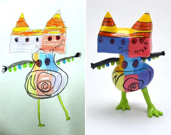 childrens-drawings-into-figurines-not-sure