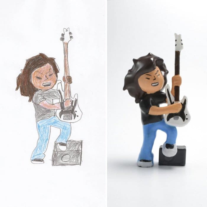 childrens-drawings-into-figurines-rocking-out