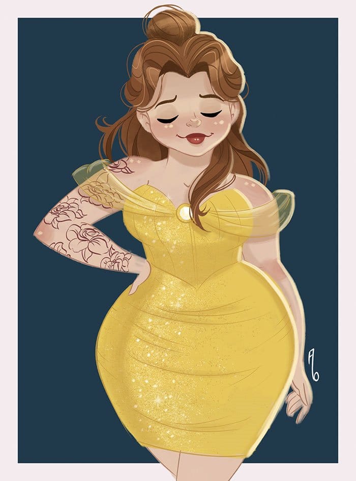 disney-pin-ups-belle