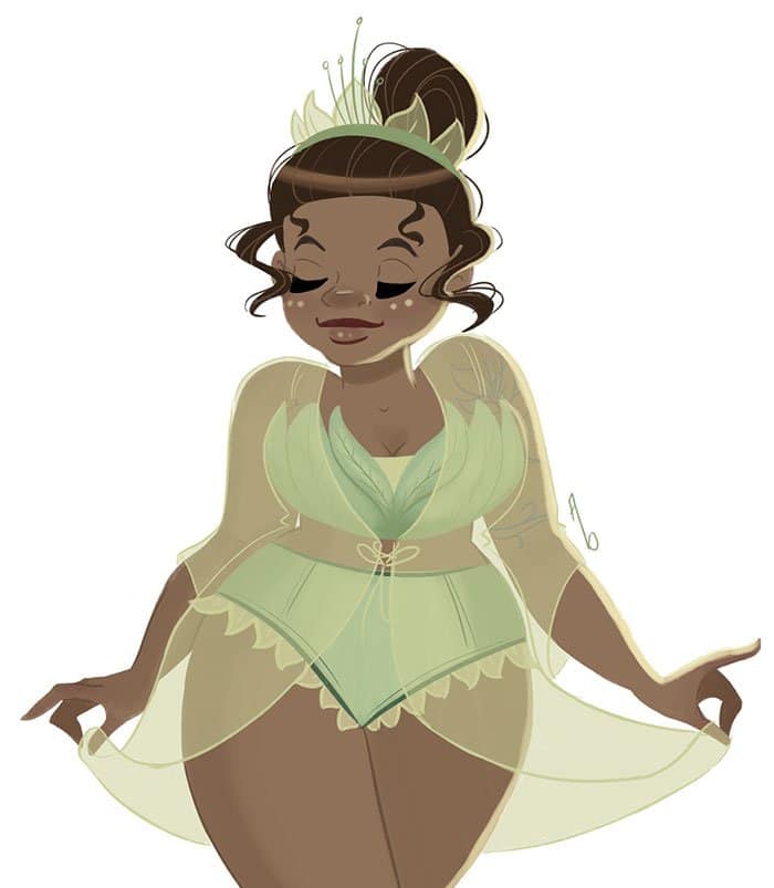 disney-pin-ups-tiana