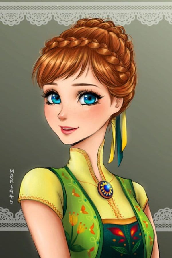 female-disney-characters-anime-frozen-anna