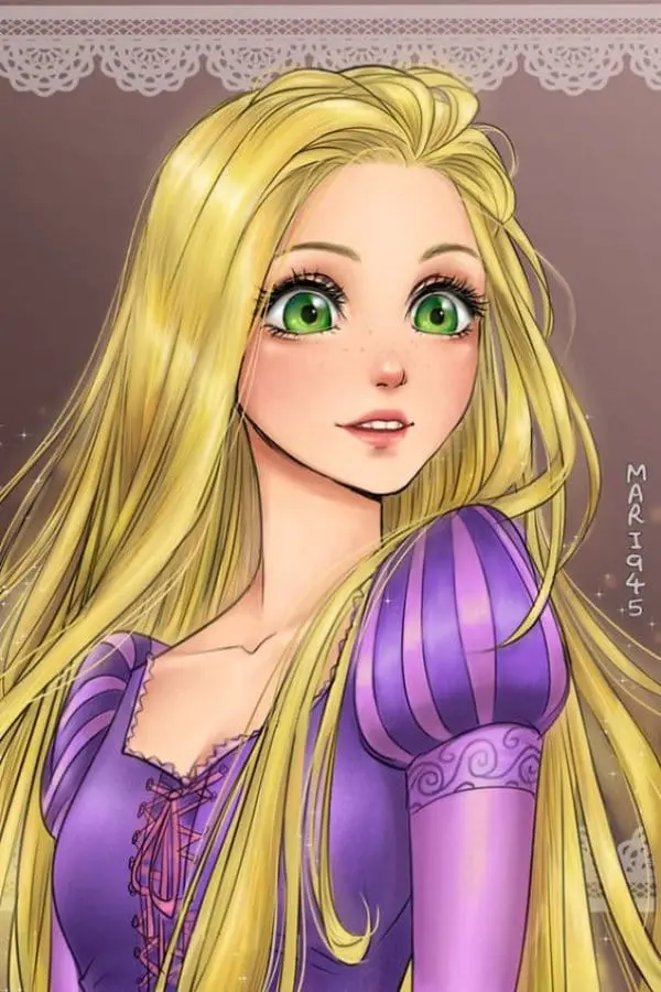female-disney-characters-anime-tangled-rapunzel