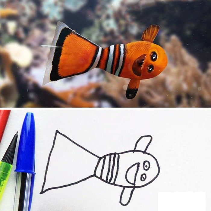 kid-drawings-realistic-fish