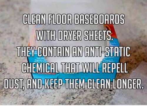 life-hacks-floor-baseboards-dryer-sheets