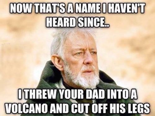 Only Star Wars fans will get it . . . . . . . . . . . . #comedy