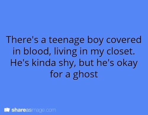 writing-prompts-ghost-in-closet