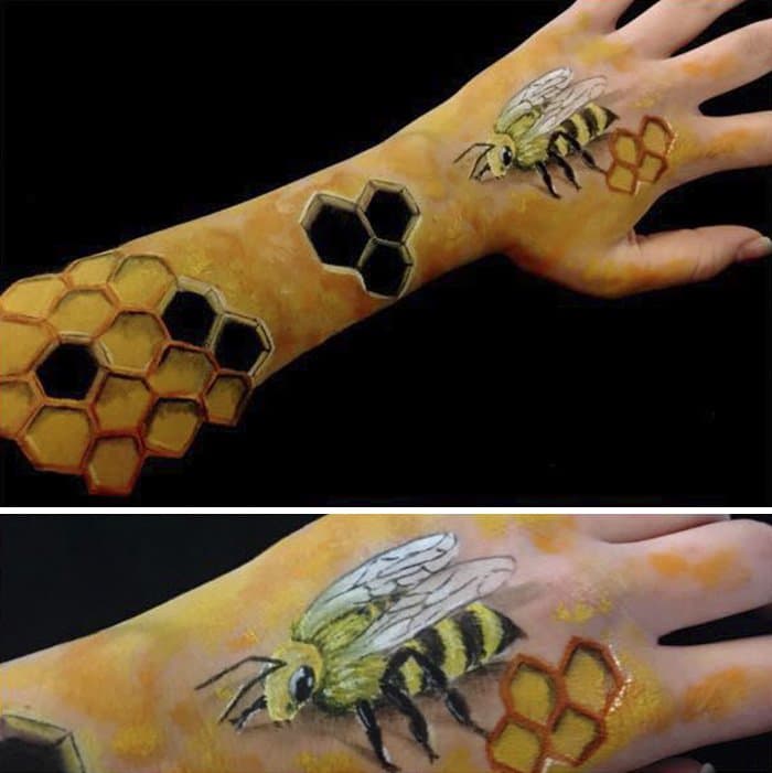 bee-optical-illusion-on-arm