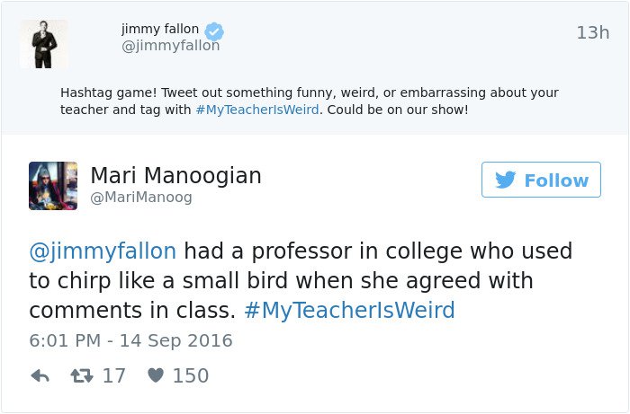 chirped-my-teacher-is-weird-tweet