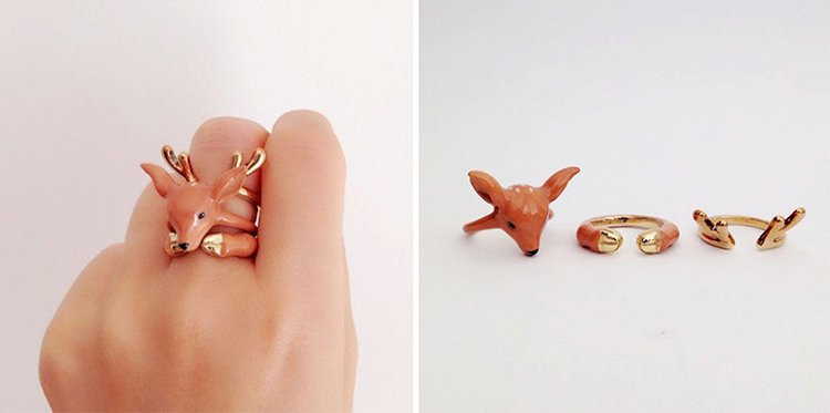 deer-animal-rings