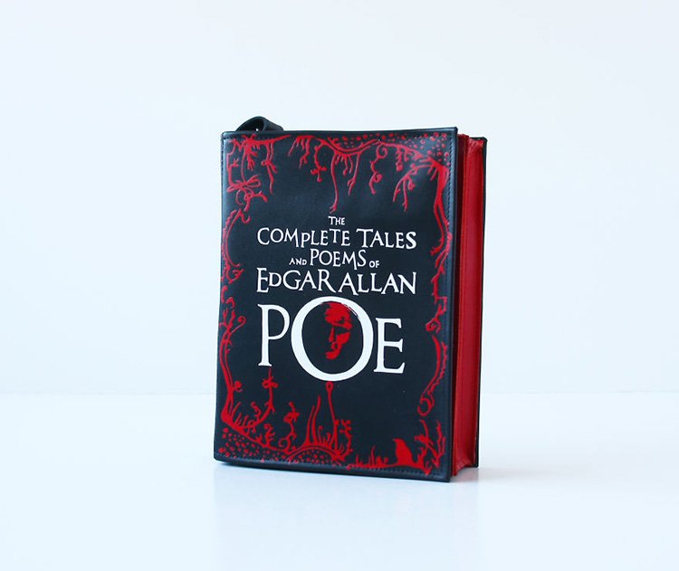 edgar-poe-book-themed-bag