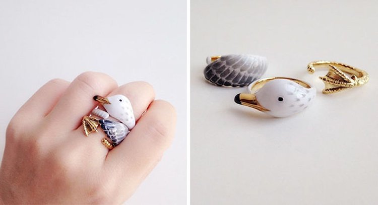 seagul-animal-rings