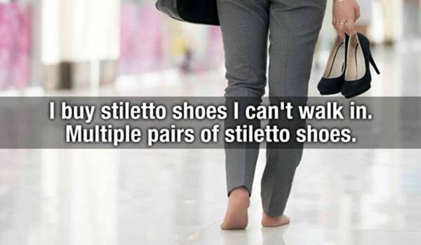 silliest-purchases-stilettos