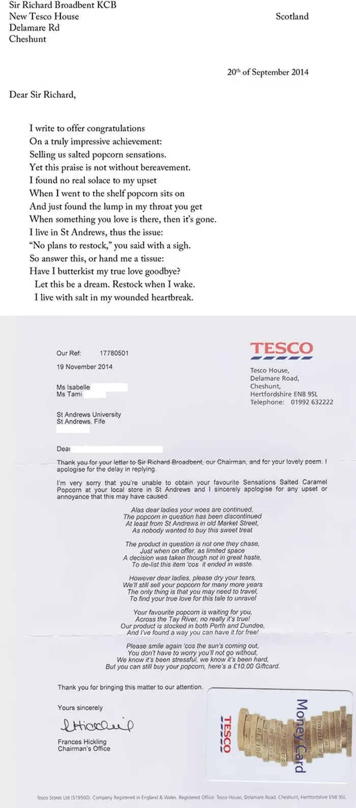 tesco-popcorn-complaint-and-response