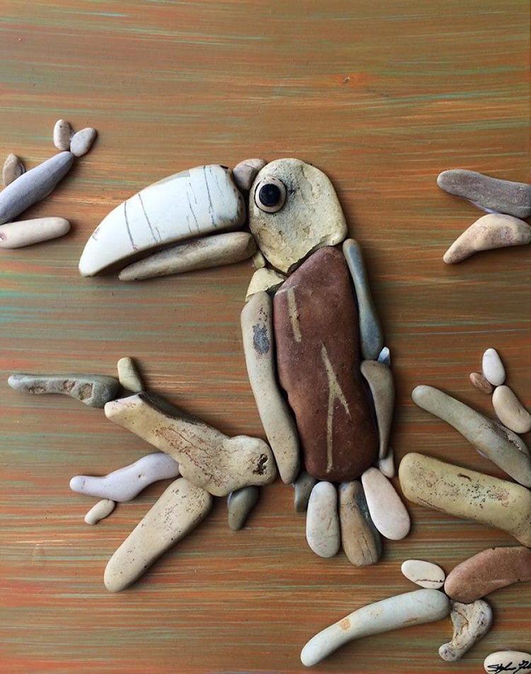 toucan-stone-art