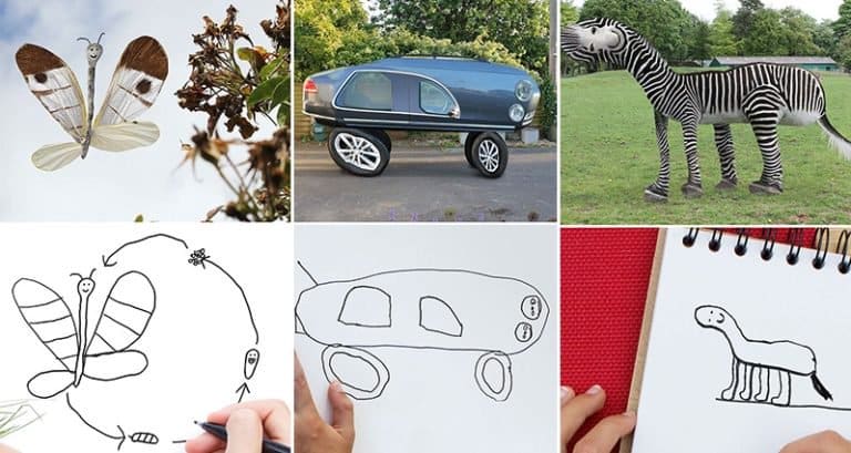 Creative Drawing Transformation 14 Amusing Transformations From A Kid's Drawings To Reality That Will ...