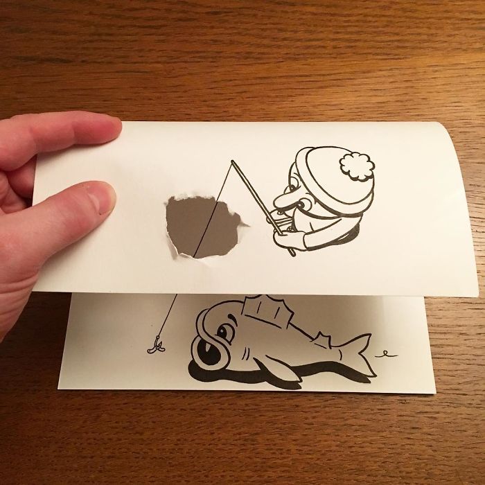 3d-paper-art-huskmitnavn-fishing