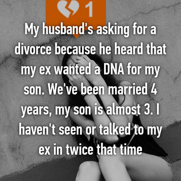 Shocking Divorce Reasons dna test